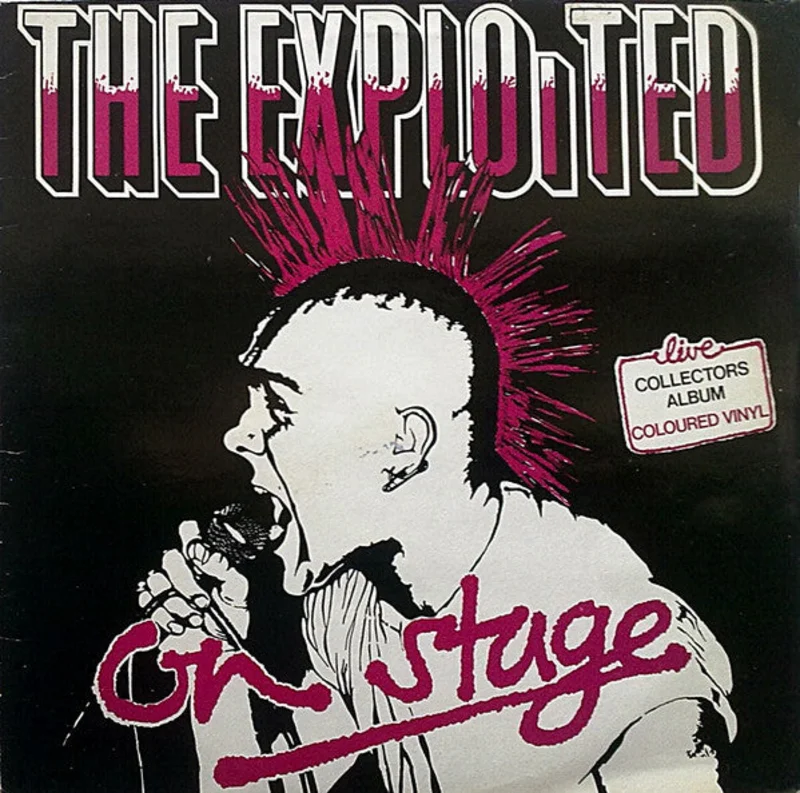 Exploited - On Stage USED LP (jpn)