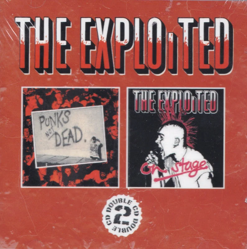 Exploited - Punks Not Dead & On Stage NEW CD