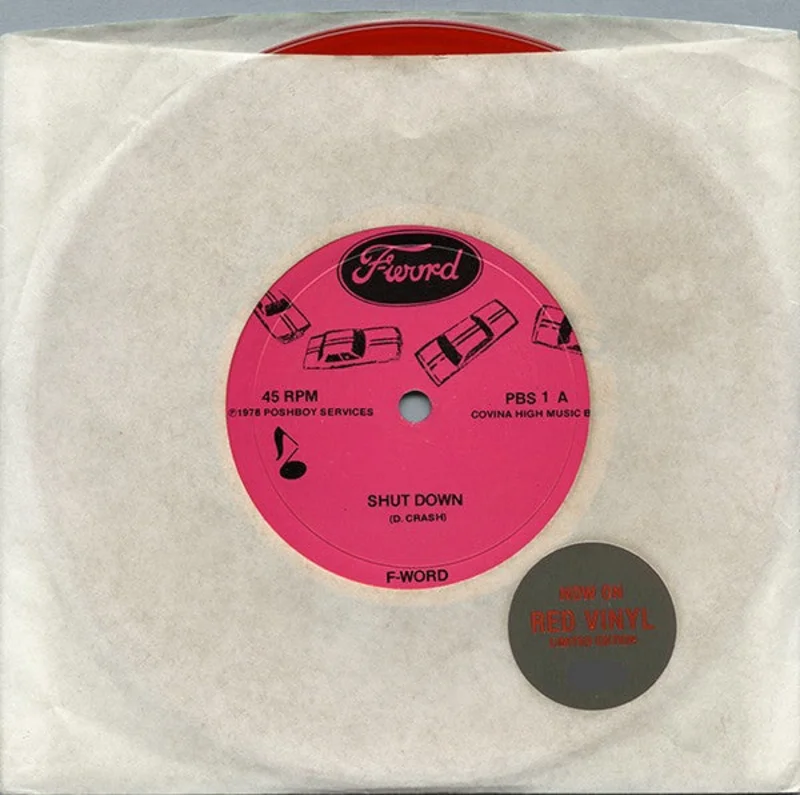 F Word - Shutdown USED 7" (red vinyl)