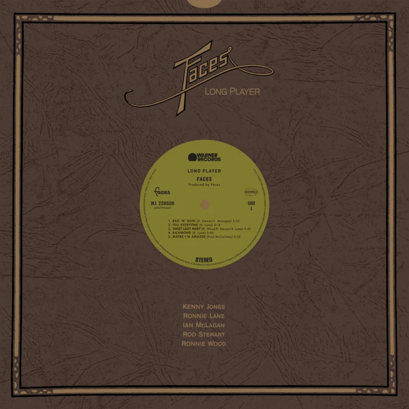 Faces - Long Player - re-issue for Rhino's SYEOR series