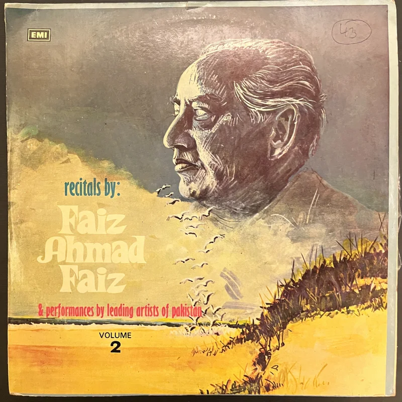 Faiz Ahmed Faiz  Recitals By Faiz Ahmad Faiz & Performances By Leading Artists Of Pakistan (Volume 2) (Used Vinyl - VG) JB Marketplace