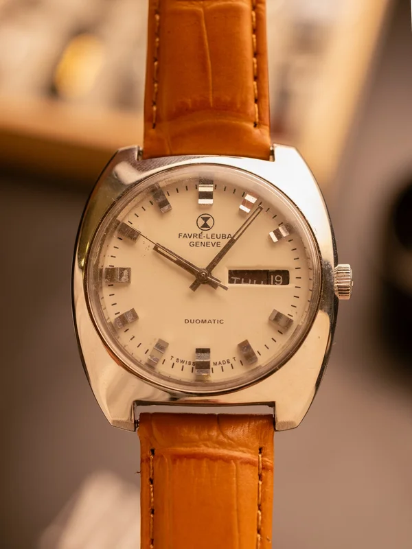 Favre Leuba Duomatic XL (Mint Condition) (Ref. Unknown) (35mm; Automatic)