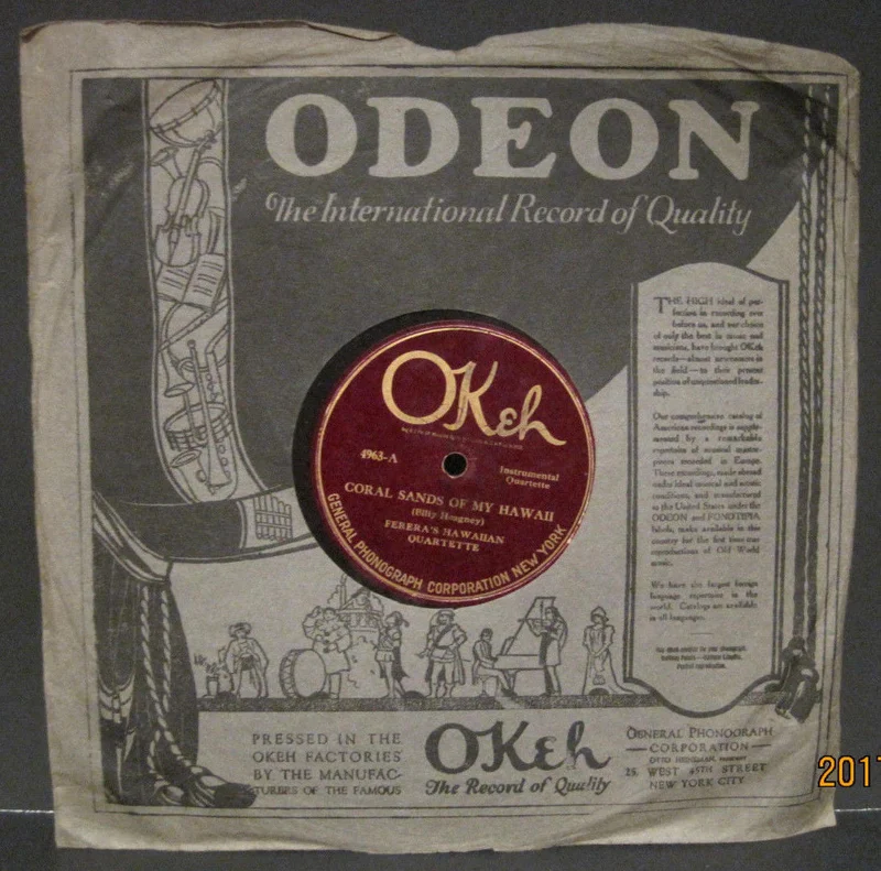 Ferera's Hawaiian Quartette - Coral Sands of My Hawaii b/w Hula Hula Rose