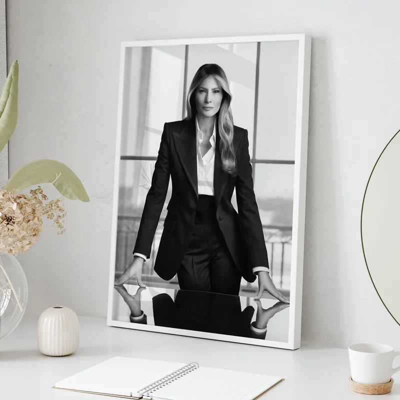 First Lady Melania Trump Portrait Wall Art