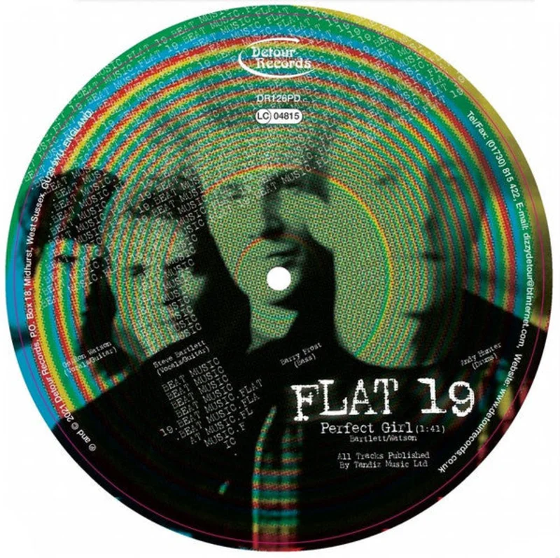 Flat 19 - Perfect Girl NEW 7" (pic disc)