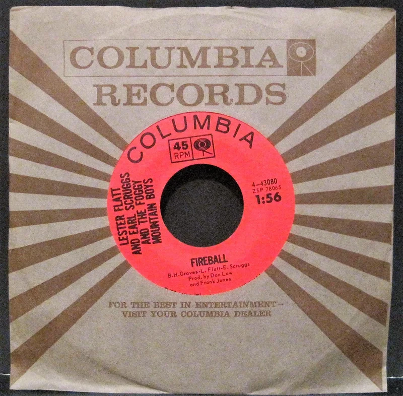 Flatt & Scruggs - Fireball b/w Workin' It Out