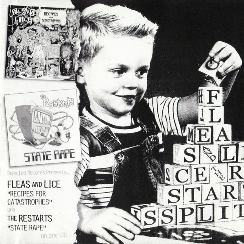 Fleas And Lice / The Restarts - Split USED CD