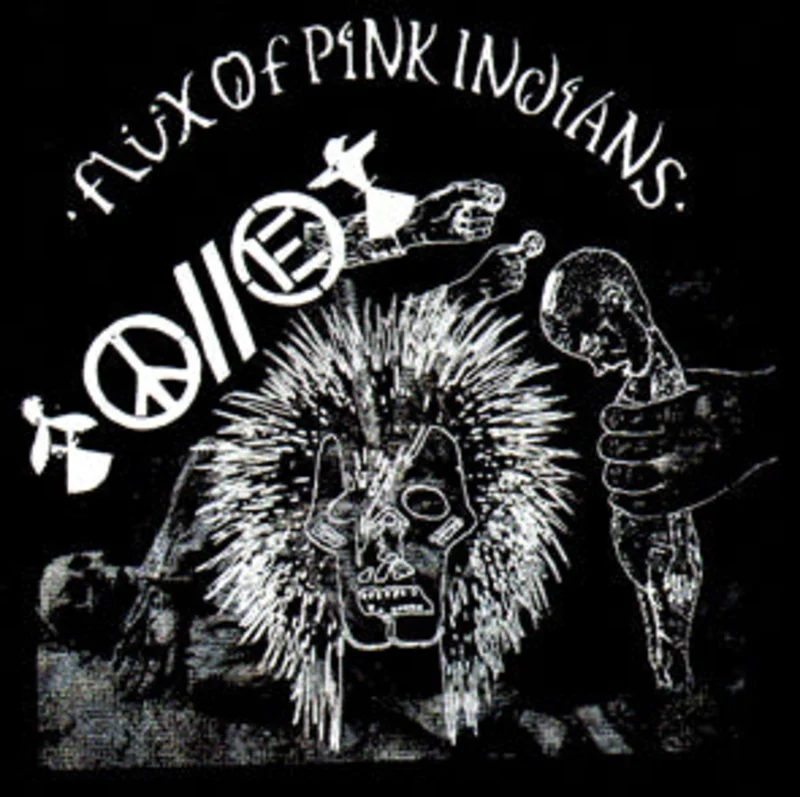 FLUX OF PINK INDIANS BRAVE back patch