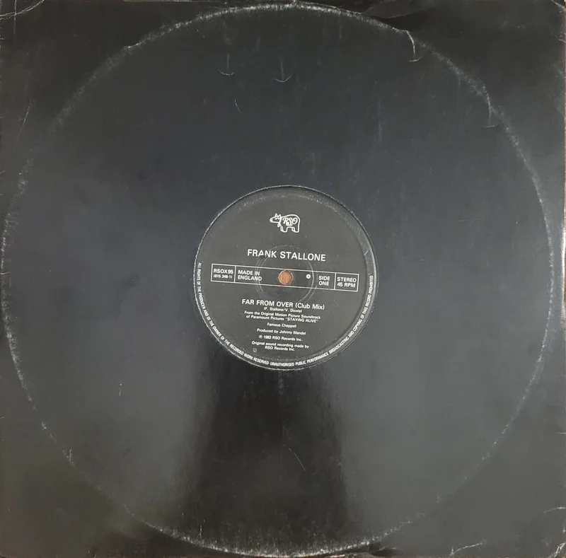 Frank Stallone - Far From Over (Club Mix) 12" Single