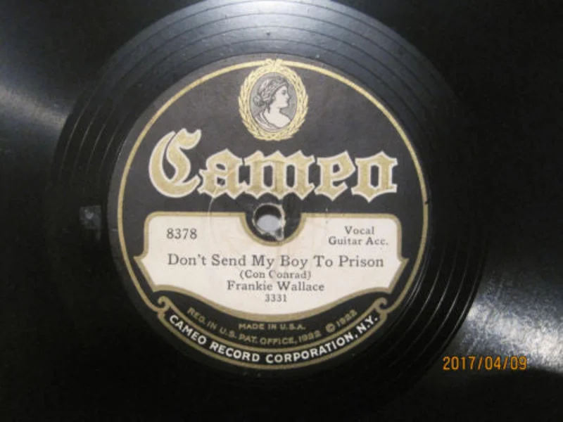 Frankie Wallace - Don't Send My Boy To Prison b/w Mother Was A Lady