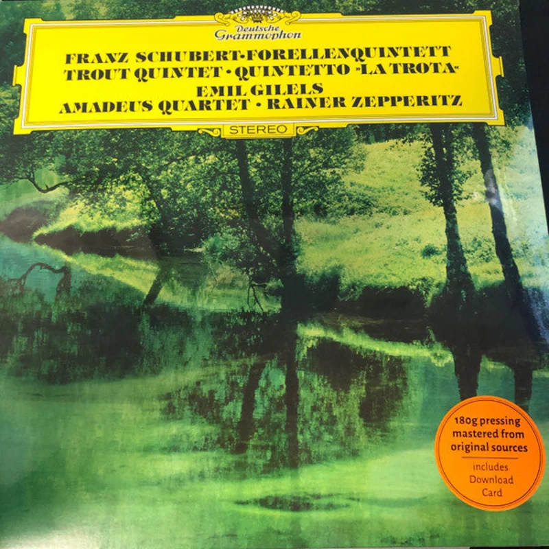 Franz Schubert - Emil Gilels - Amadeus - Quartett - Rainer Zepperitz - Forellenquintett - Trout Quintet - Quintetto La Trota (Arrives in 4 Days)