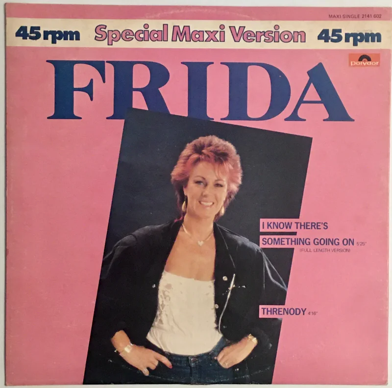 Frida - I know There's Something Going On 12" Single (Netherlands Press)