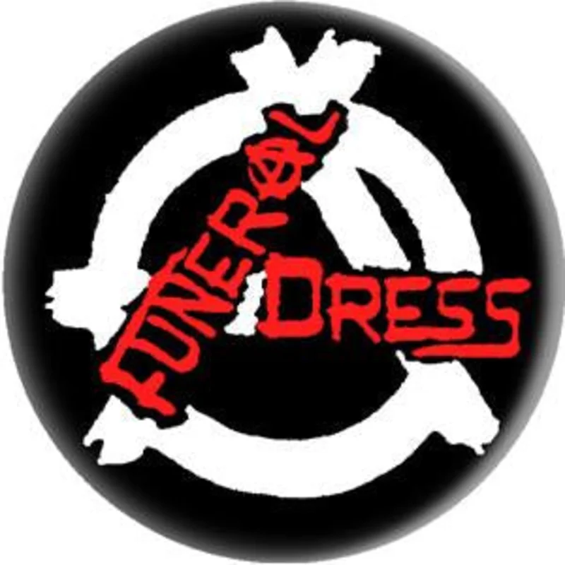 FUNERAL DRESS button (1 inch)