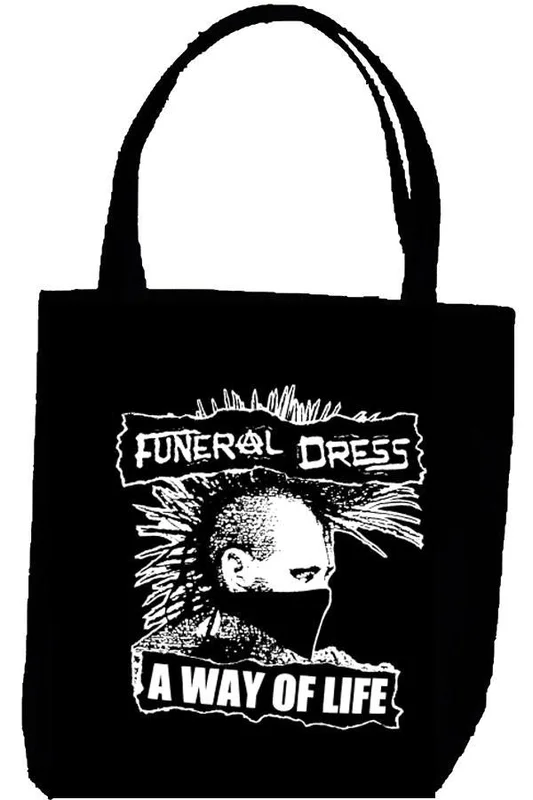 FUNERAL DRESS WAY tote