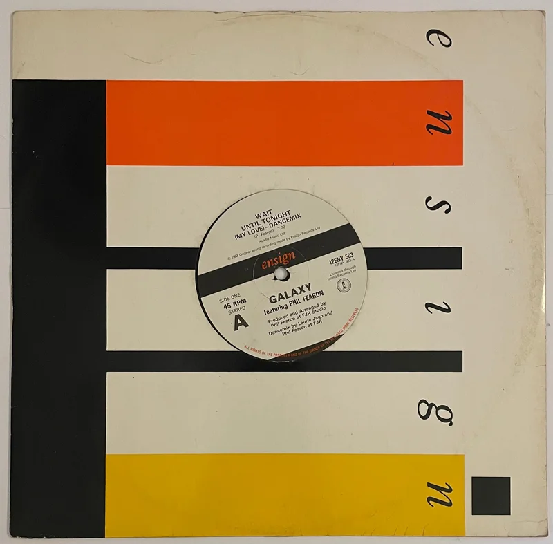 Galaxy Featuring Phil Fearon - Wait Until Tonight My Love 12" Single