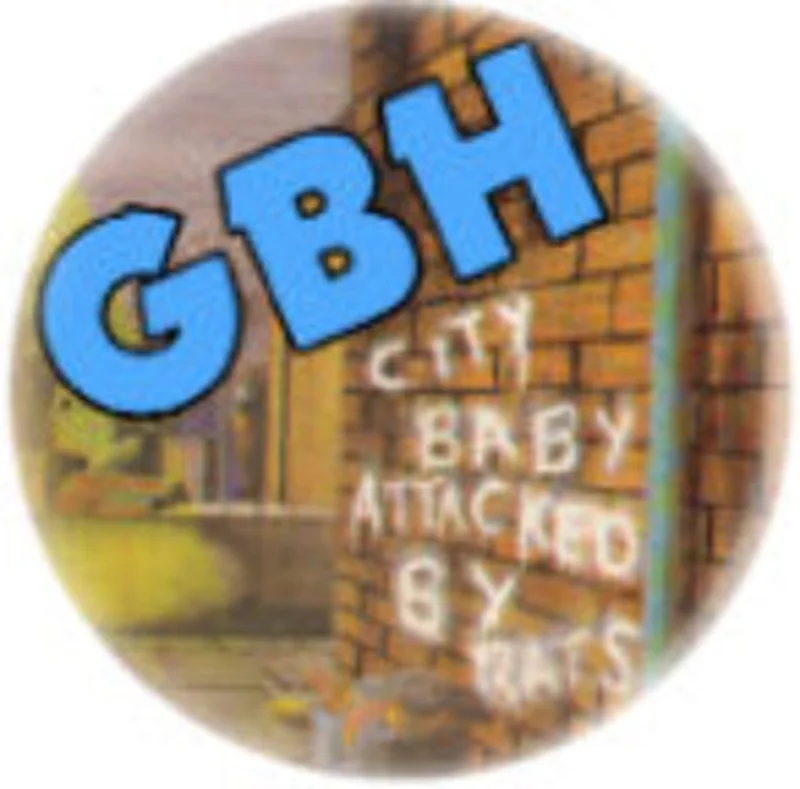 GBH CITY BABY button (1 inch)