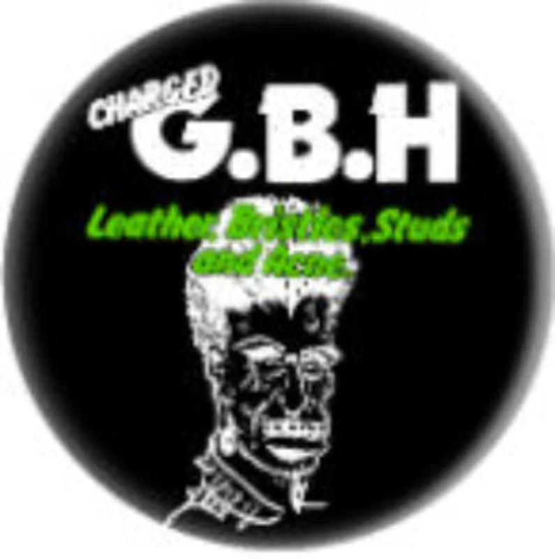 GBH LEATHER BRISTLES button (1 inch)