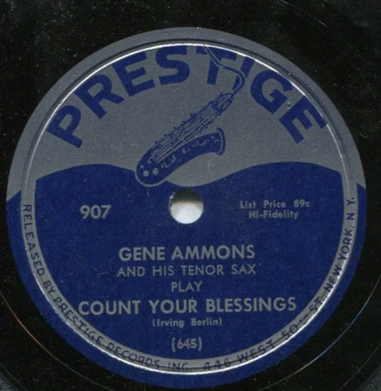 Gene Ammons - Count Your Blessings/ Cara Mia