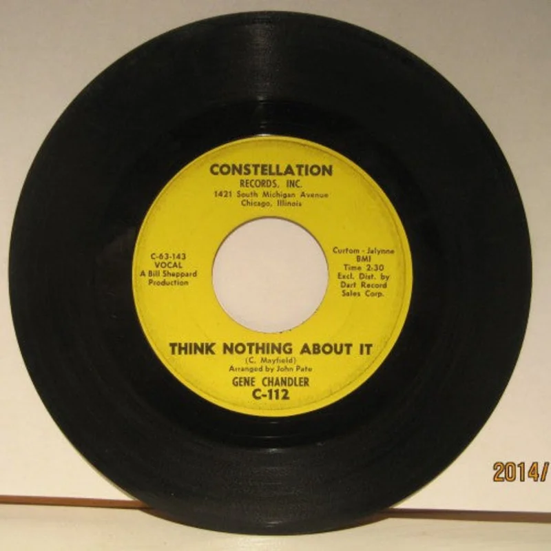 Gene Chandler - Think Nothing About It/ Wish You Were Here