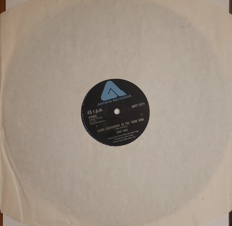 Gene Page - Close Encounters Of The Third Kind 12" Single