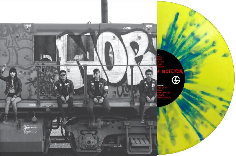 Generacion Suicida - Sombras NEW LP (yellow w/ blue splatter vinyl)