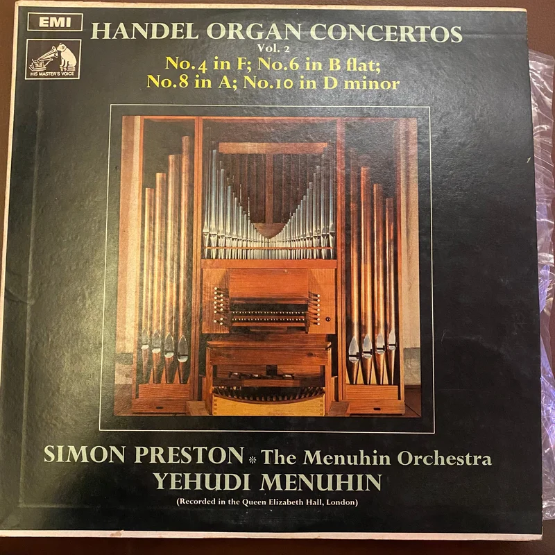Georg Friedrich Hndel - Simon Preston - Menuhin Festival Orchestra, Yehudi Menuhin, Valda Aveling - Organ Concertos Vol. 2 (Used Vinyl - VG) SC Marketplace