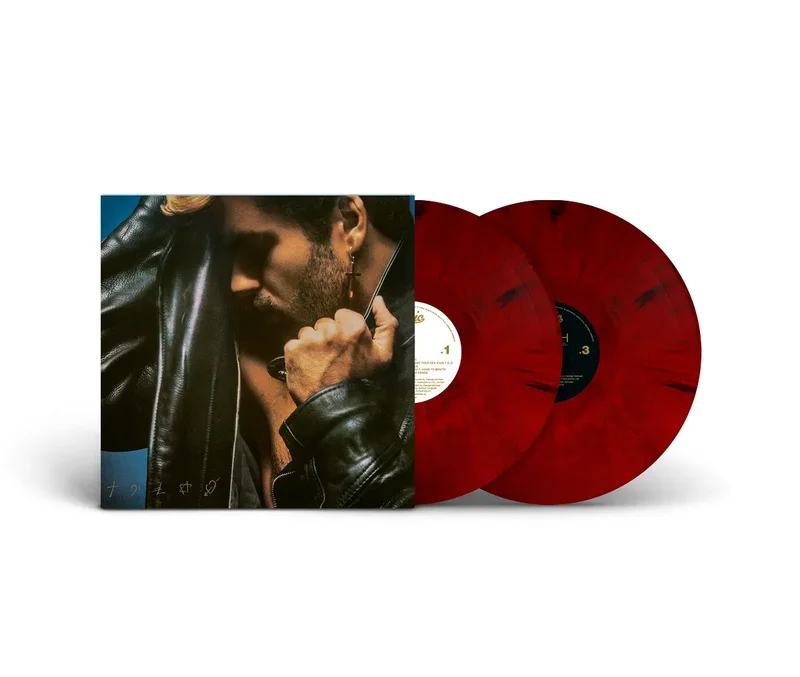 George Michael  / Faith 2LP red and black marble vinyl