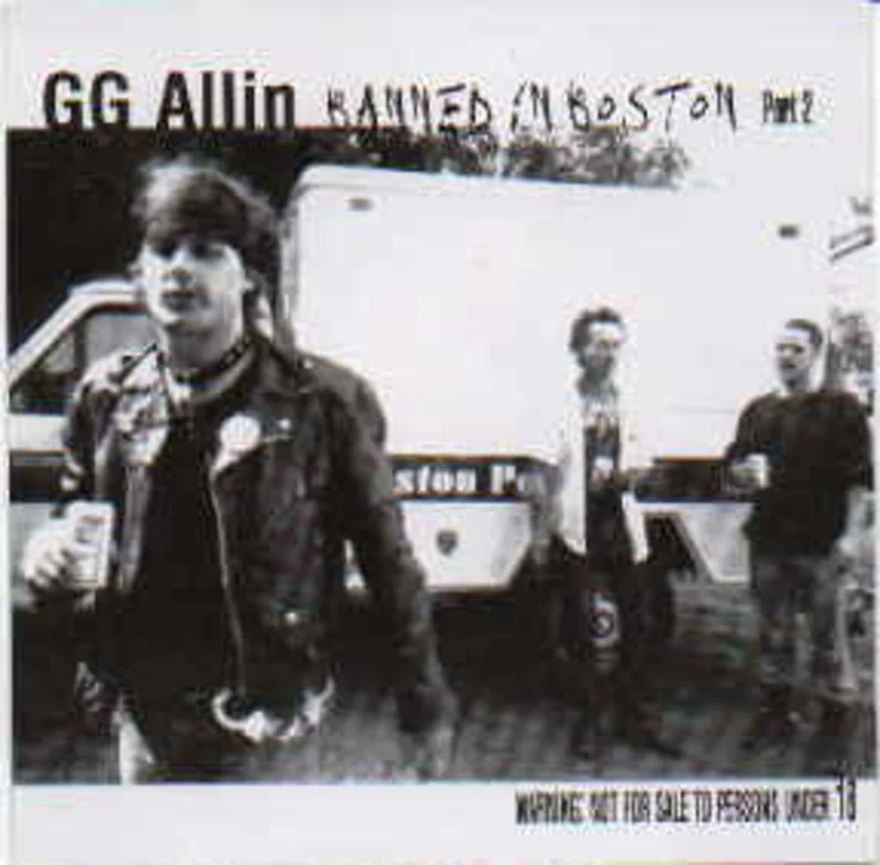 GG Allin - Banned In Boston Part 2 NEW CD