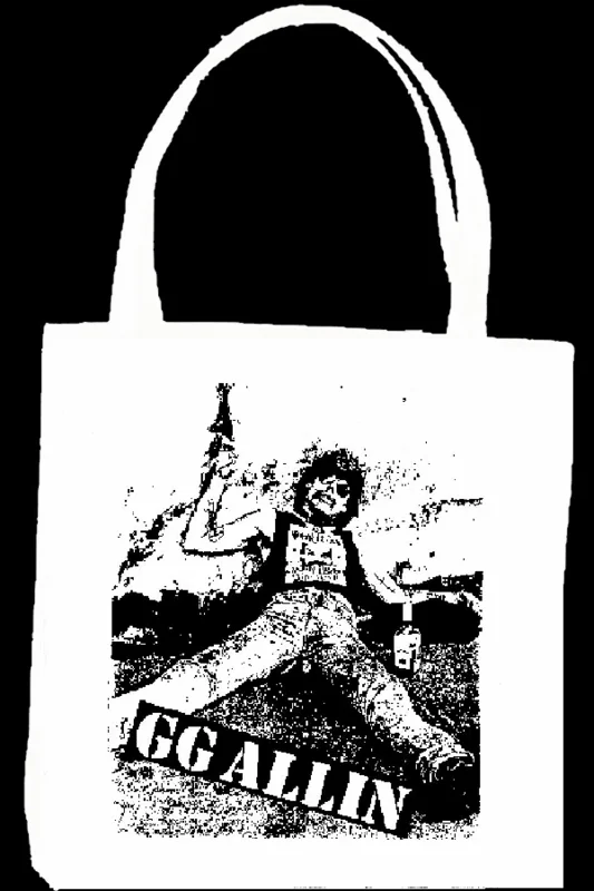 GG ALLIN tote