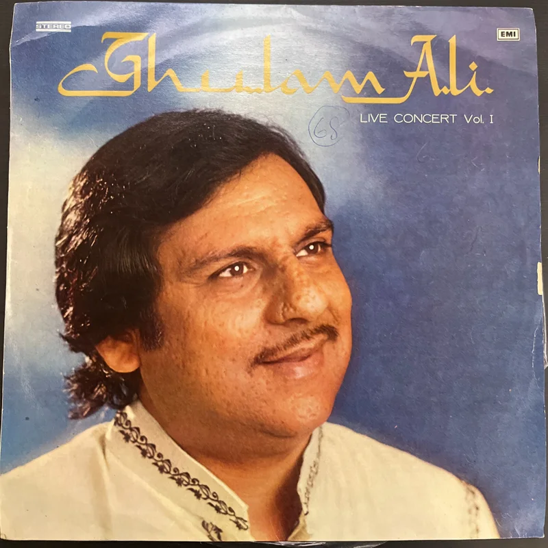 Ghulam Ali  Live Concert Vol 1 (Used Vinyl - VG+) JB Marketplace