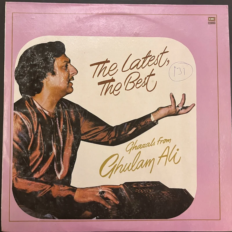 Ghulam Ali  The Latest, The Best Ghazals From Ghulam Ali (Used Vinyl - VG+) JB Marketplace