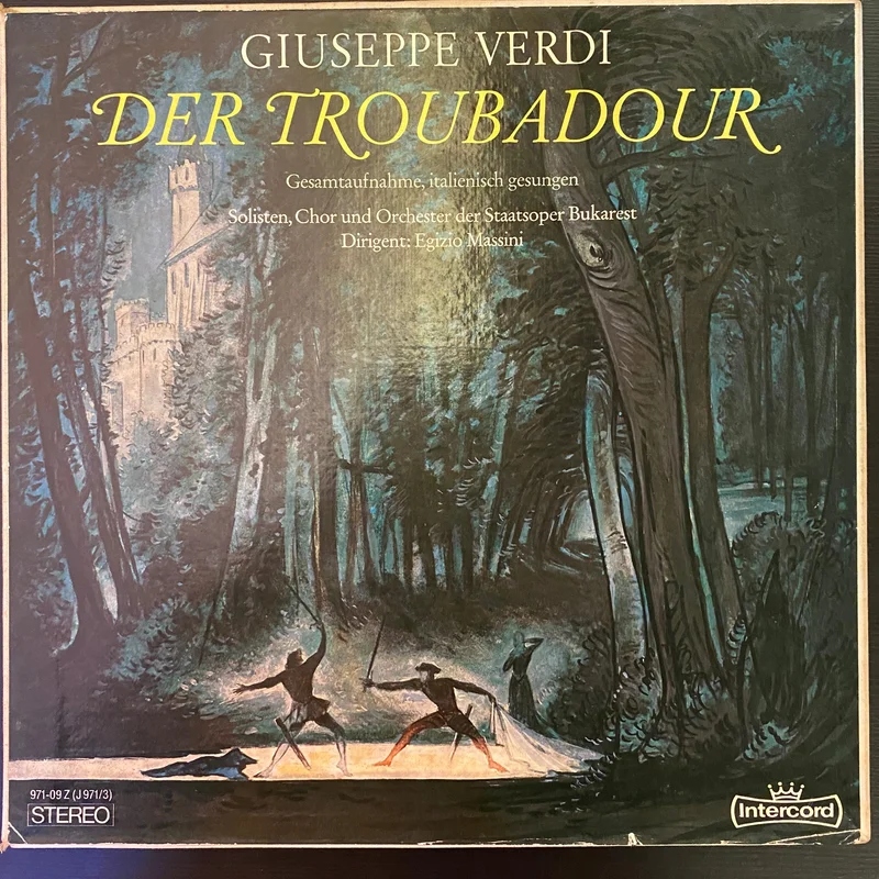 Giuseppe Verdi - Der Troubadour (Used Vinyl - VG+) SC Marketplace