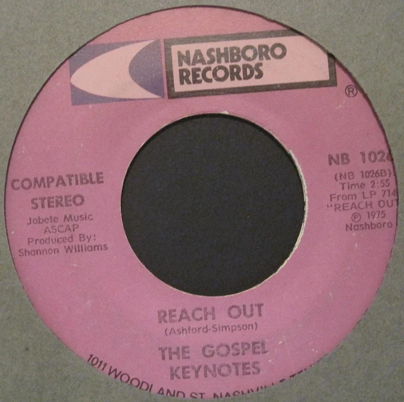Gospel Keynotes - Reach Out b/w Jesus You've Been Good To Me