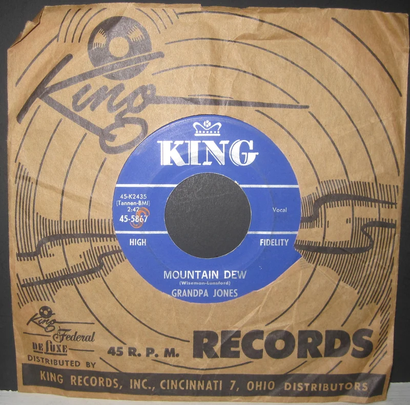 Grandpa Jones - Mountain Dew b/w Old Rattler