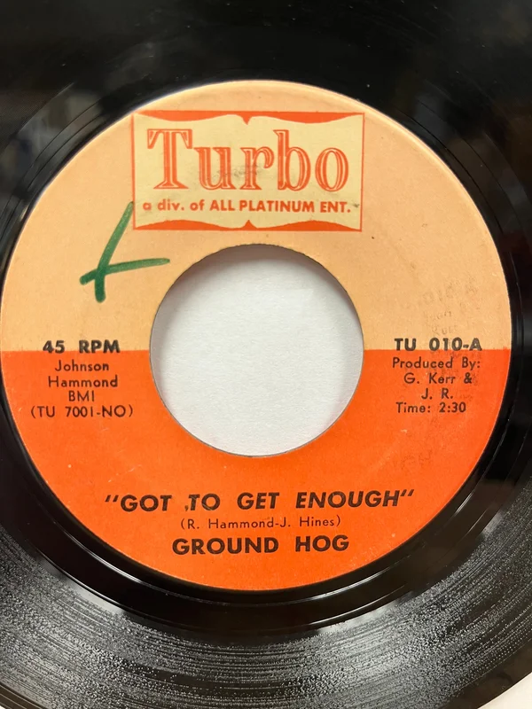 Ground Hog - Got To Get Enough b/w Going  Back Home