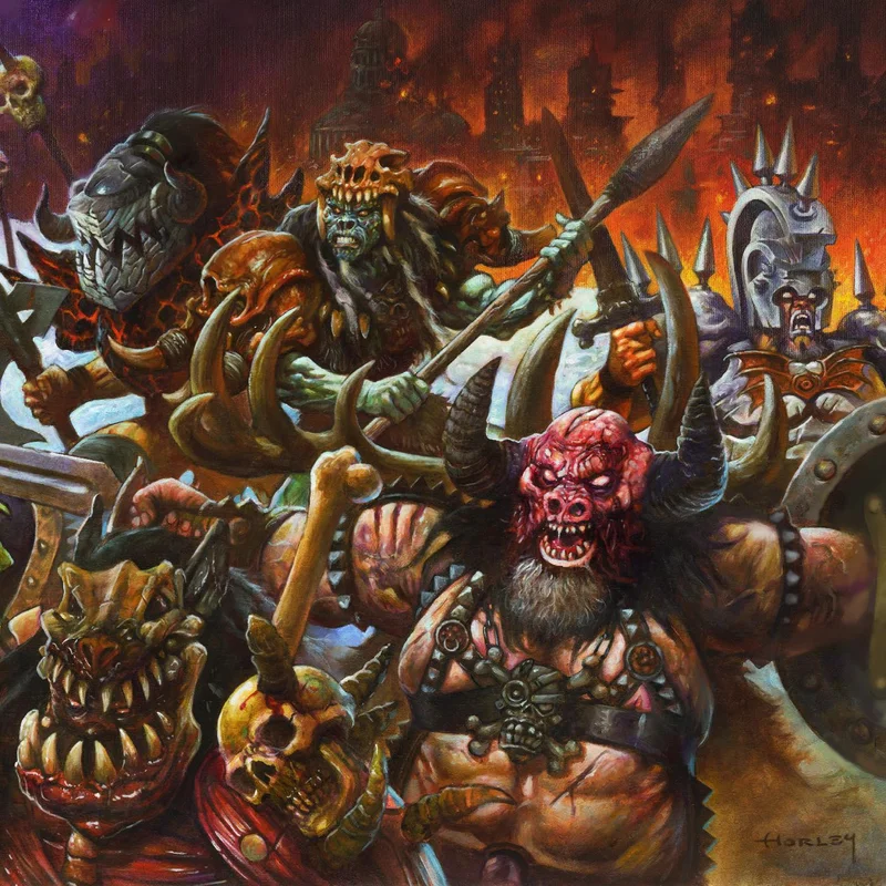 Gwar - The New Dark Ages - 2 LP on Black & Gold Marble vinyl