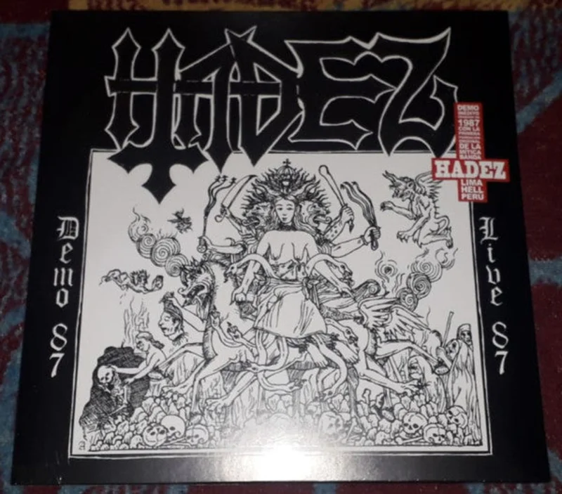 Hadez - Demo 87 / Live 87 NEW METAL LP