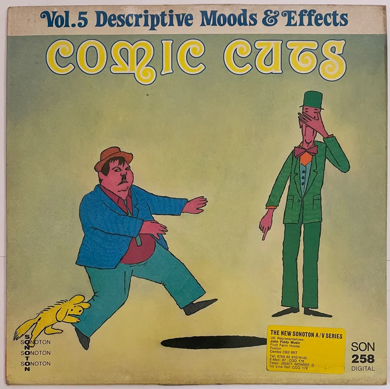 Hans Ehrlinger, Roy Etzel, Walt Rockman  Comic Cuts, Vol. 5: Descriptive Moods & Effects Lp