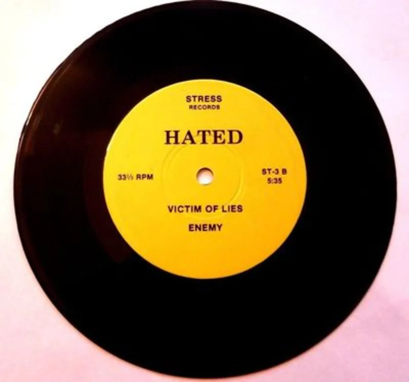 Hated - 4 Song Ep USED 7"