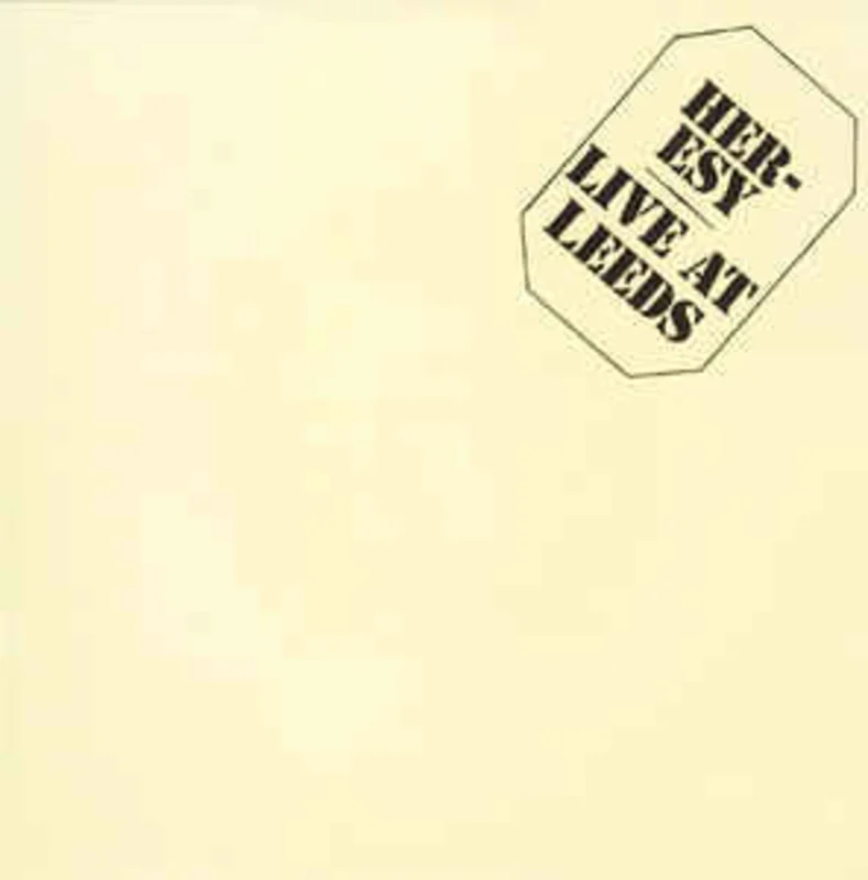 Heresy - Live At Leeds USED 7"