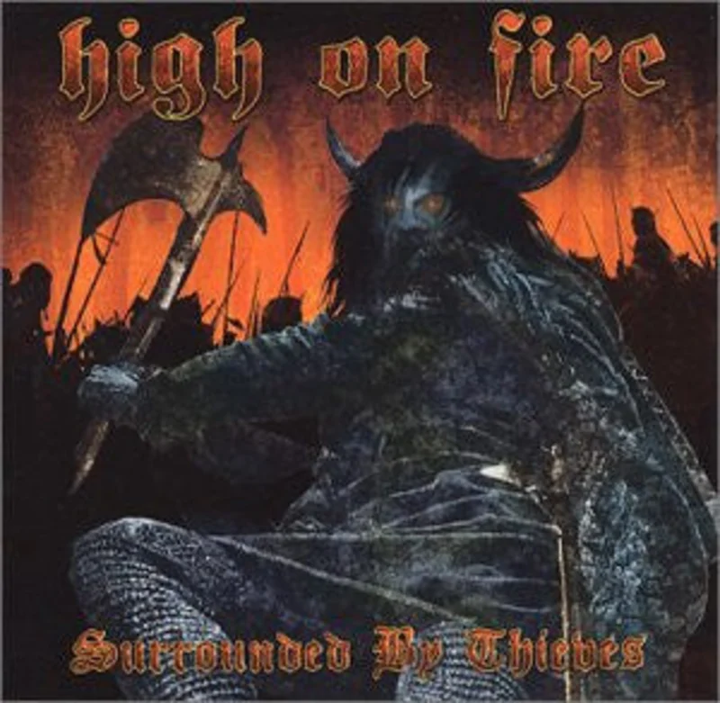 High On Fire - Surrounded By Thieves USED METAL 2xLP (blue vinyl)