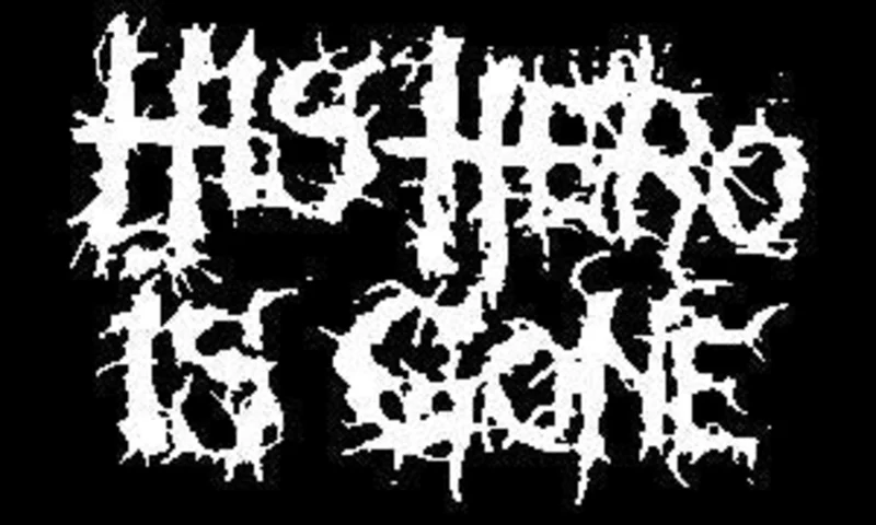 HIS HERO IS GONE sticker