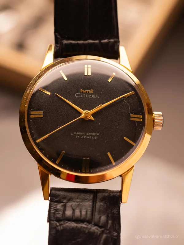 HMT Citizen Black Near Mint; Very Rare (Ref. 2092754) (38mm; Manual)