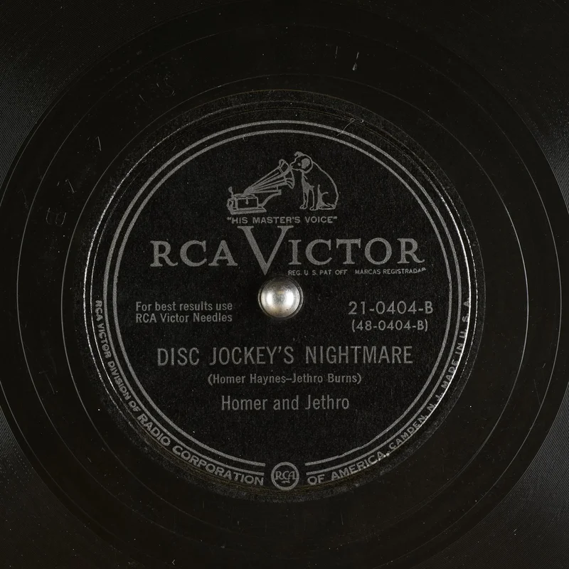 Homer and Jethro - Oh Babe! b/w Disc Jockey's Nightmare