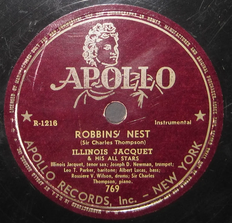 Illinois Jacquet - Robbin's Nest b/w Jacquet Mood