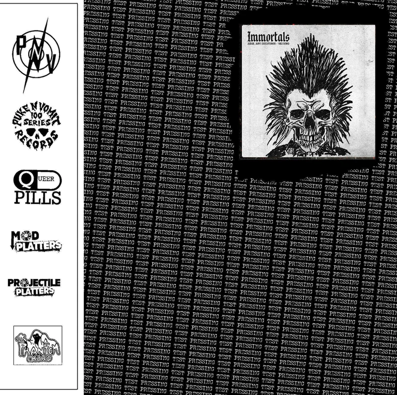 Immortals - Judge, Jury, Executioner 1983 Demo USED LP (test press)