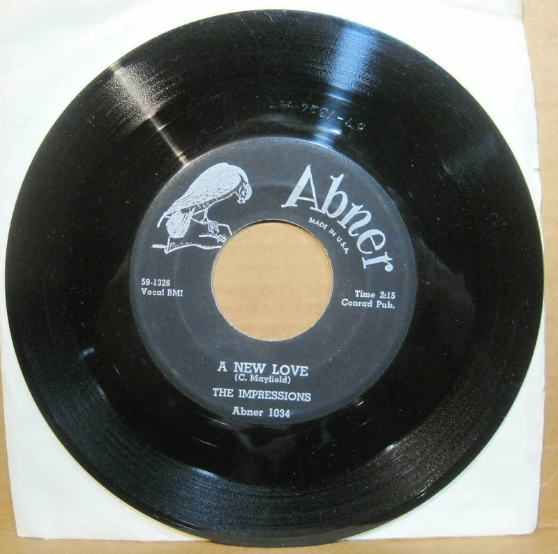 Impressions - A New Love b/w That You Love Me