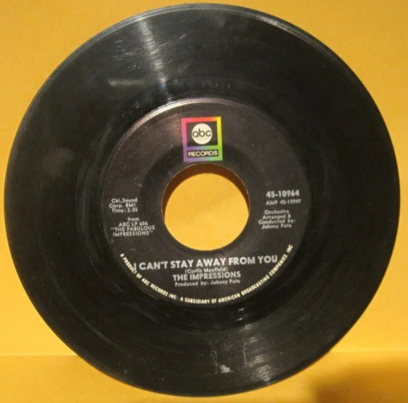 Impressions - I Can't Stay Away from You/ You Ought To Be in Heaven