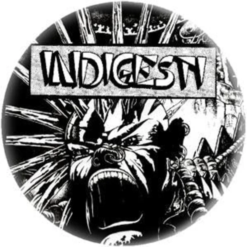 INDIGESTI button (1 inch)