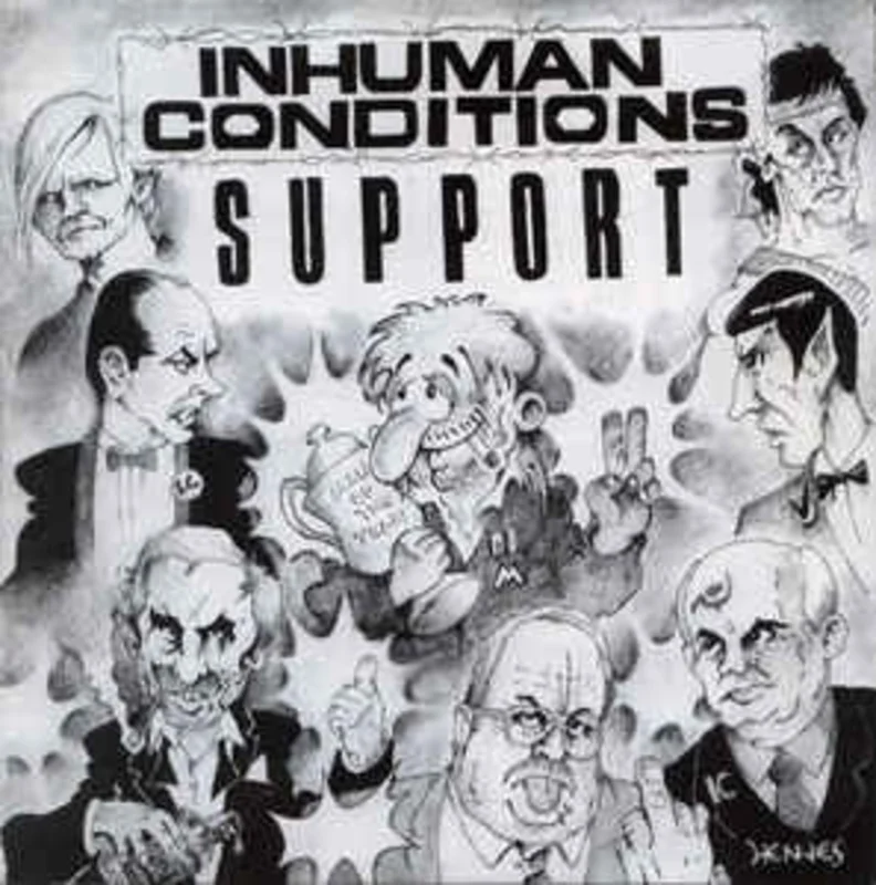 Inhuman Conditions - Support USED 7"
